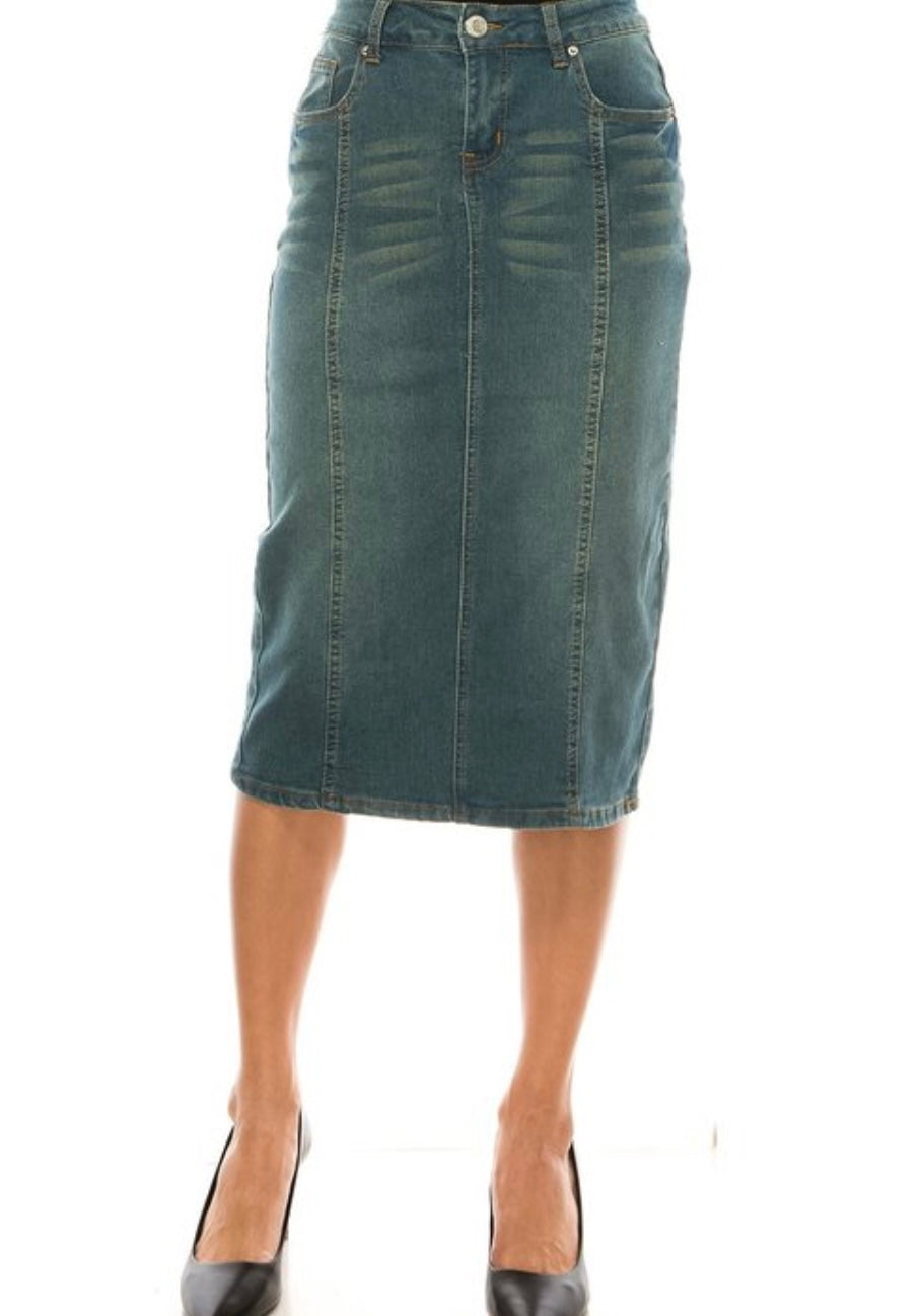 Jean skirt