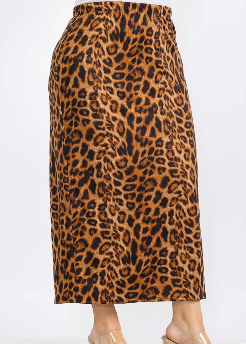 Leopard skirt