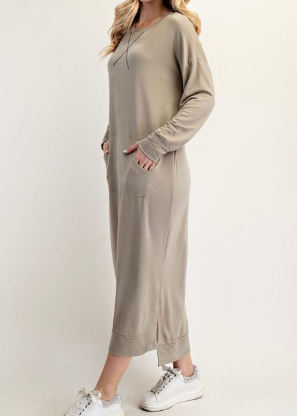 Sweatshirt dress-plus