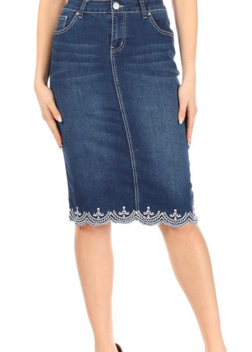 Jean skirt