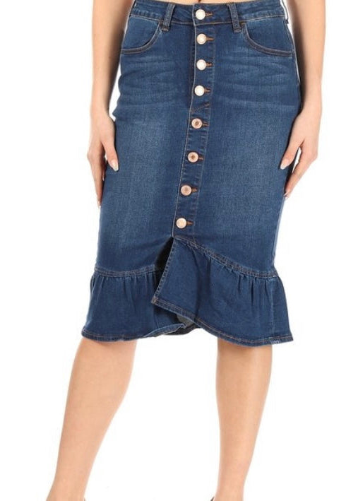 Jean skirt