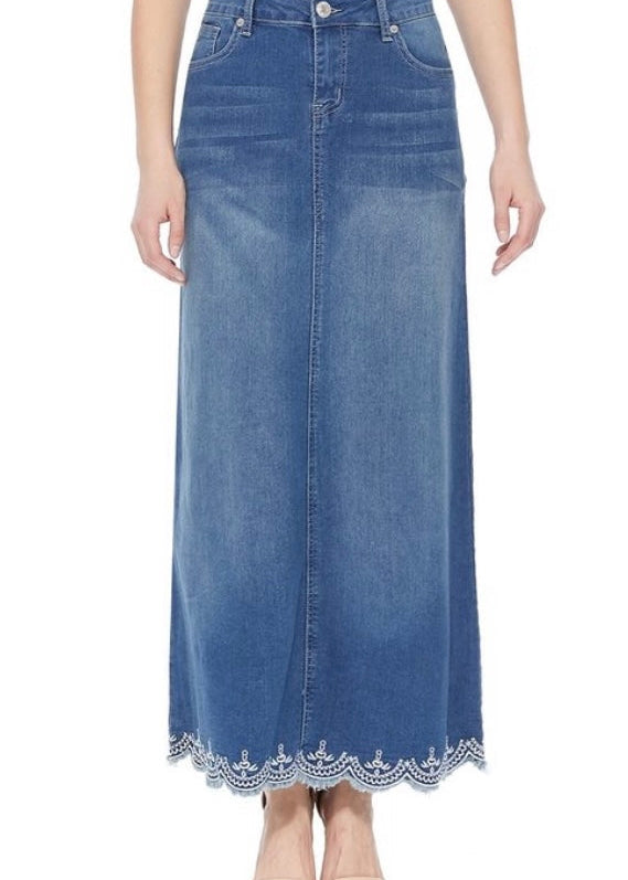 Jean skirt