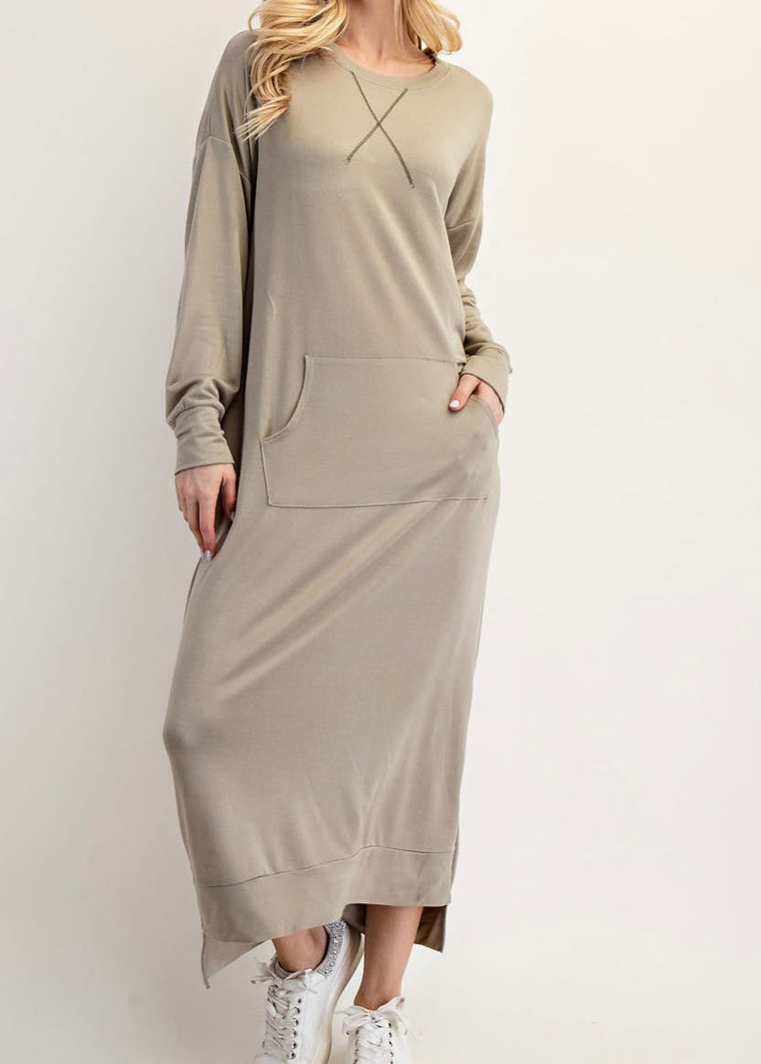 Sweatshirt dress-plus