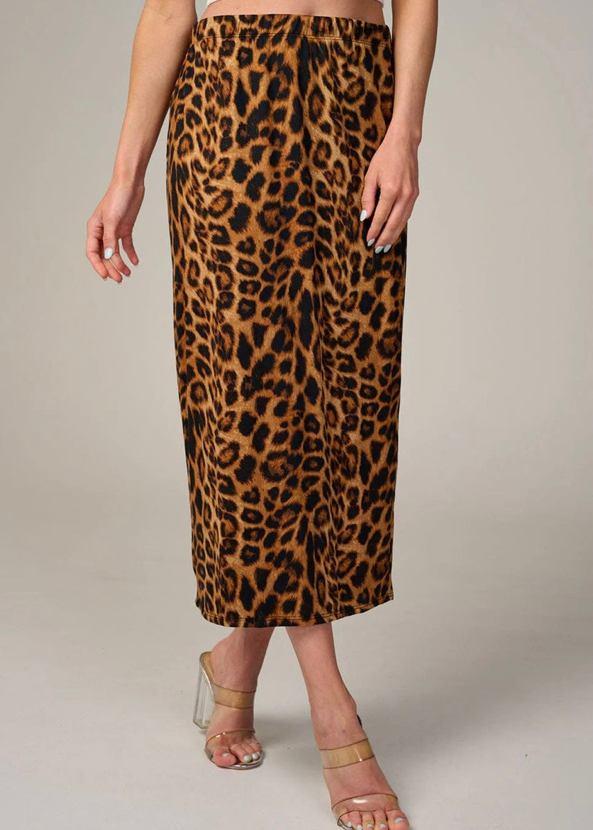 Leopard skirt