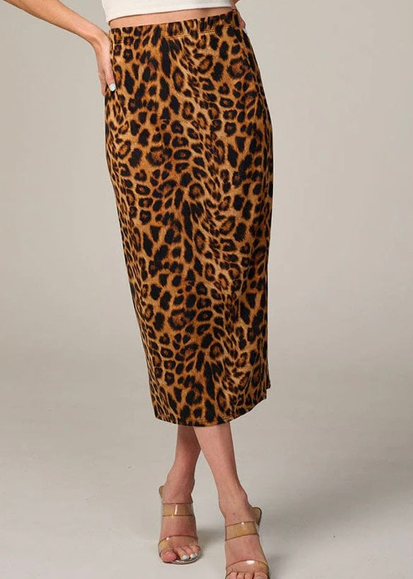Leopard skirt