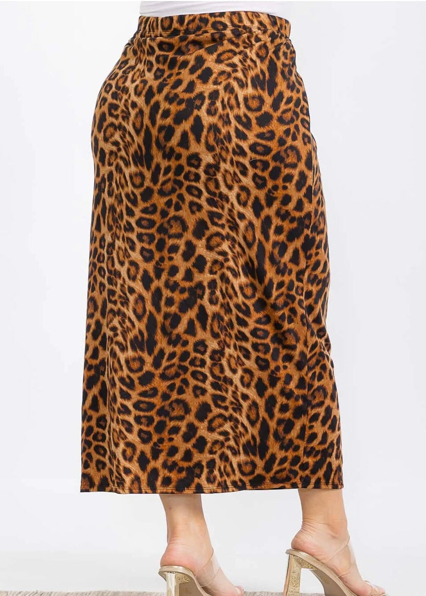 Leopard skirt
