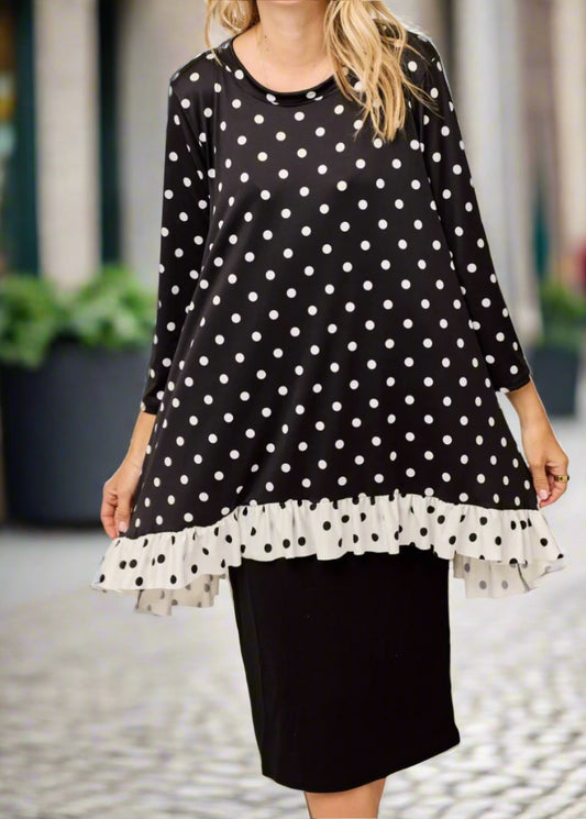 Polka-dot top