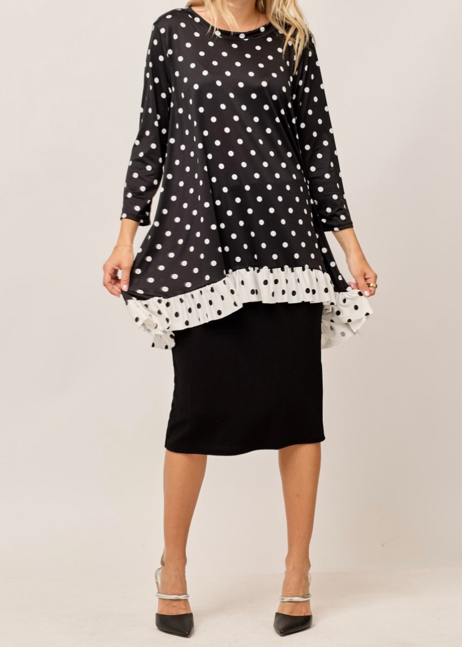 Polka-dot top