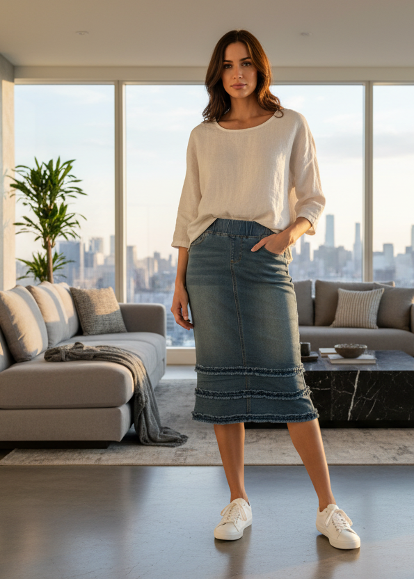 Jean skirt