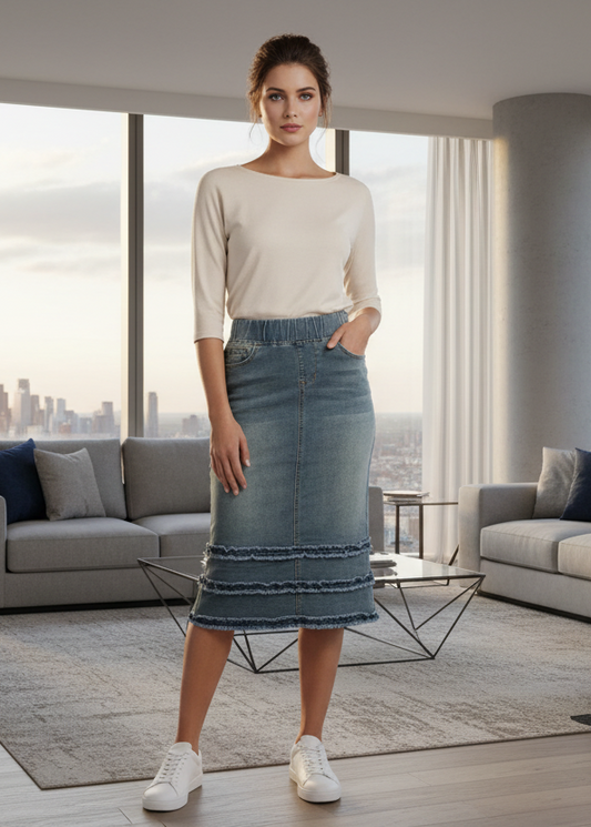 Jean skirt