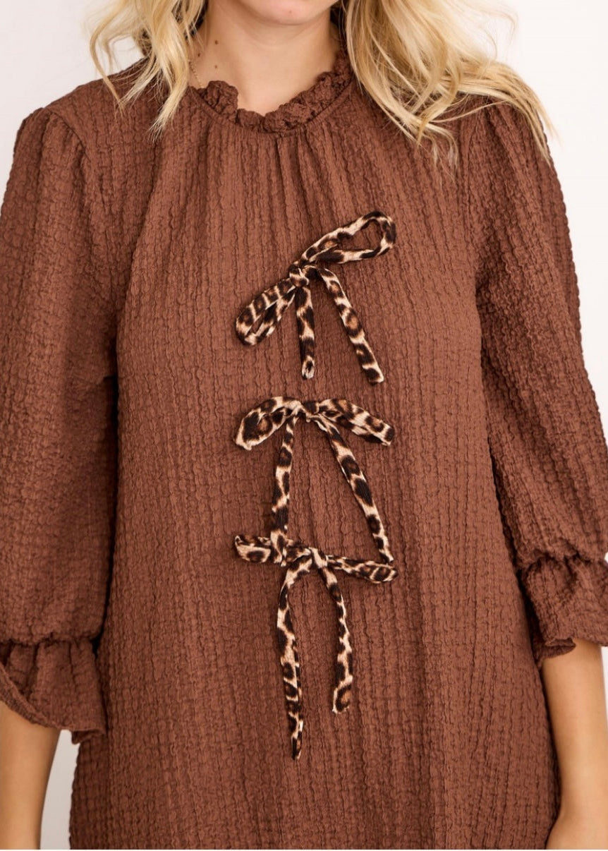 Brown Dress-plus