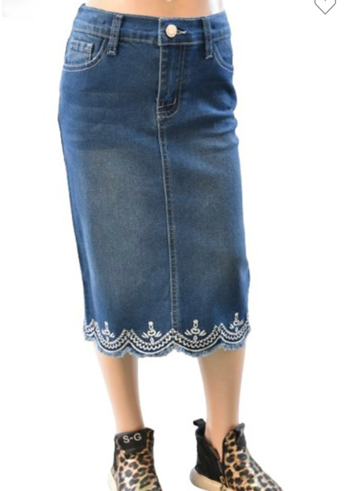 Jean skirt