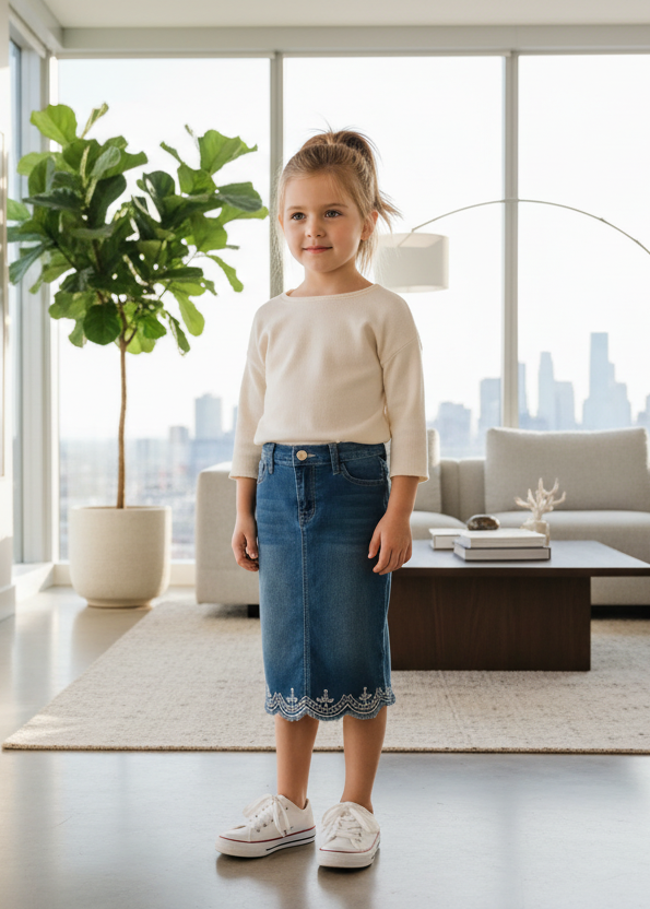 Jean skirt