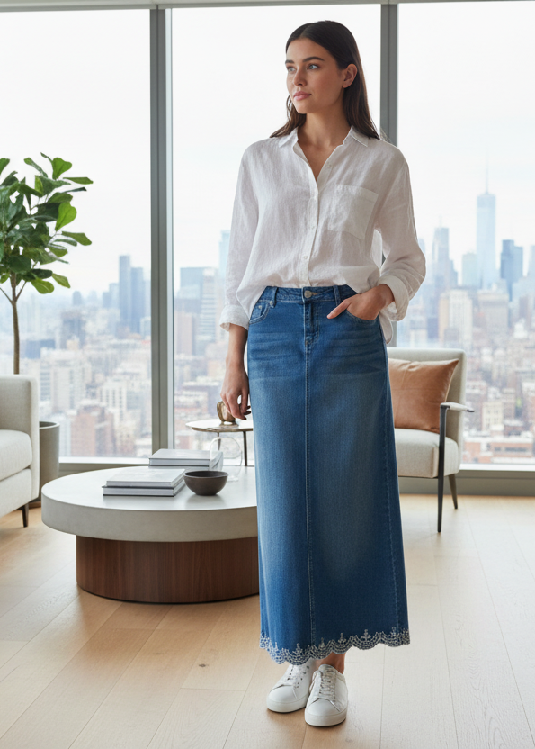 Jean skirt