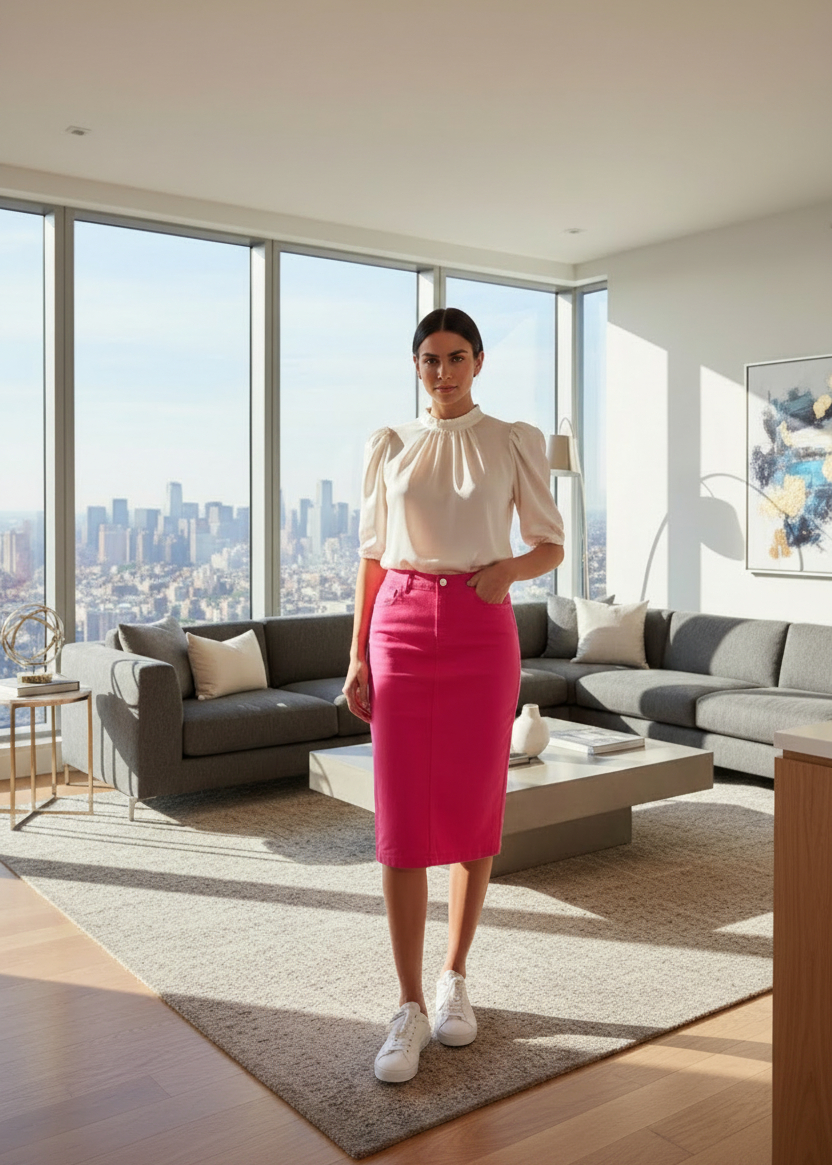 Jean skirt